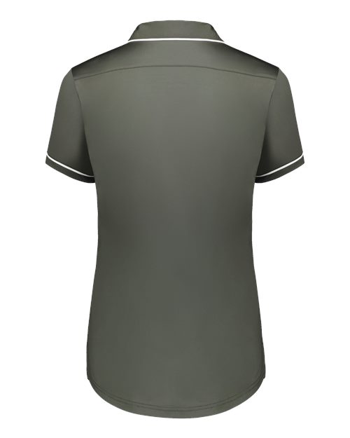 Women's CoolCore® Polo - Iron/ White