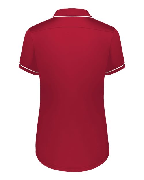 Women's CoolCore® Polo - Scarlet/ White