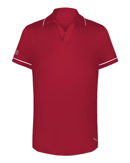 Women's CoolCore® Polo - Scarlet/ White
