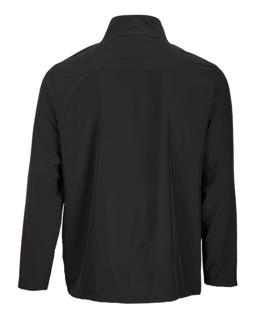 Men's Quarter-Zip Stretch Pullover - Black