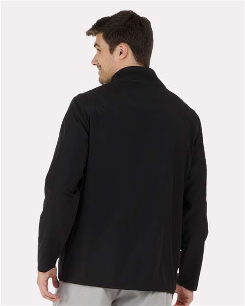 Men's Quarter-Zip Stretch Pullover - Black