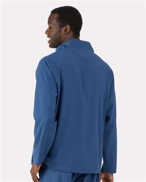 Men's Quarter-Zip Stretch Pullover - Indigo