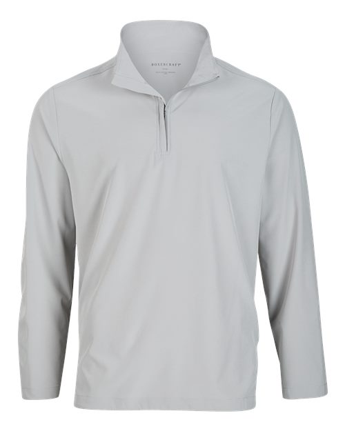 Men's Quarter-Zip Stretch Pullover - Oxford