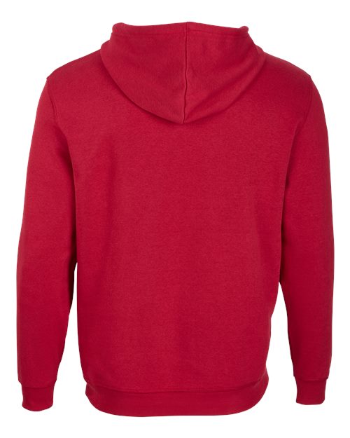 Unisex Fleece Hooded Sweatshirt - Brick Red