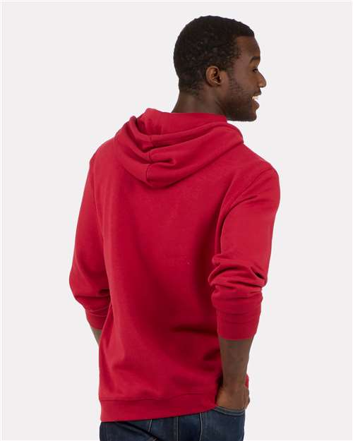 Unisex Fleece Hooded Sweatshirt - Brick Red