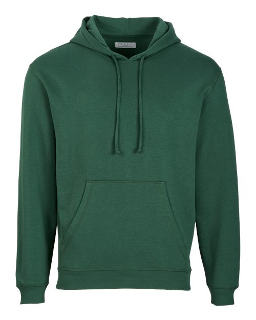 Unisex Fleece Hooded Sweatshirt - Dark Green