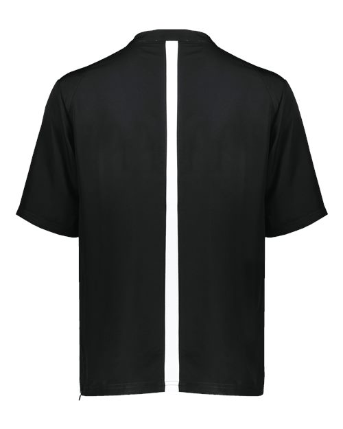 Men's Clubhouse Short Sleeve Quarter-Zip Pullover - Black/ White