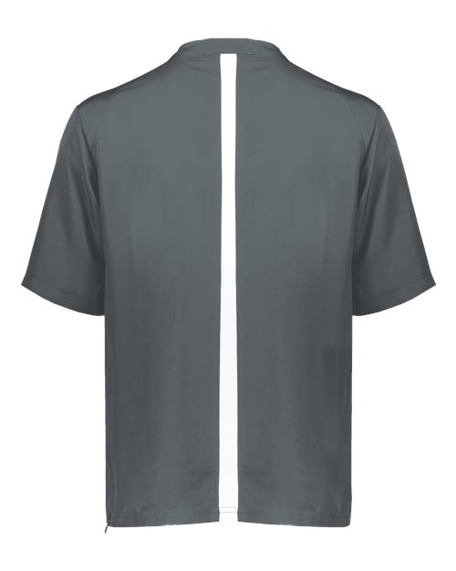 Men's Clubhouse Short Sleeve Quarter-Zip Pullover - Graphite/ White