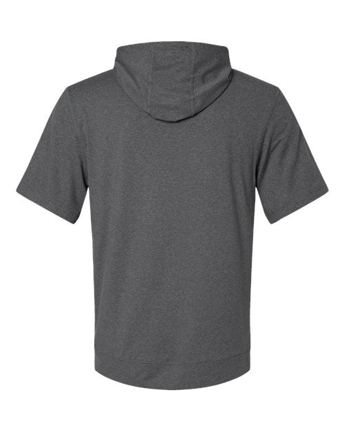 Men's Eco Revive™ Ventura Soft Knit Short Sleeve Hooded Sweatshirt - Carbon Heather