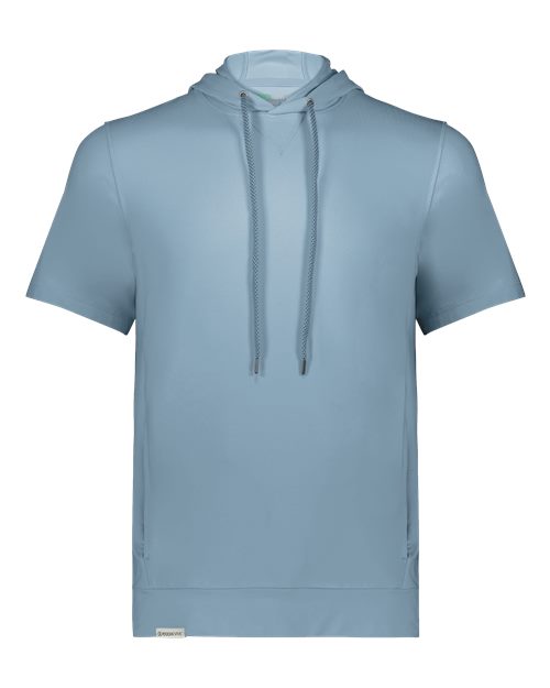 Men's Eco Revive™ Ventura Soft Knit Short Sleeve Hooded Sweatshirt - Storm