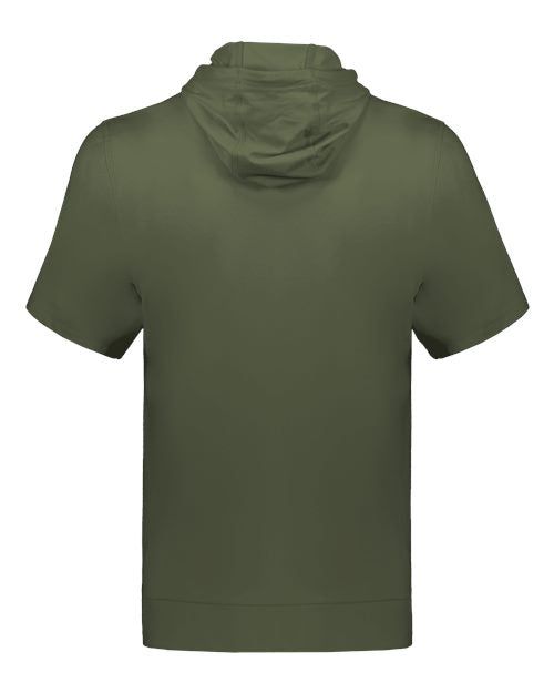 Youth Eco Revive™ Ventura Soft Knit Short Sleeve Hooded Sweatshirt - Olive