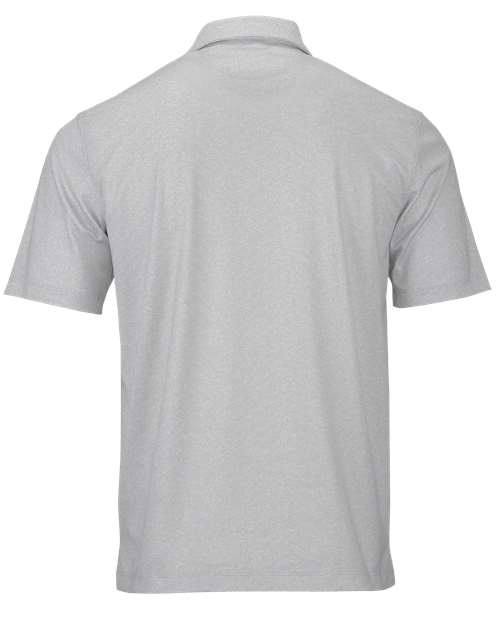 Men's Derby Sublimated Heathered Polo - Ash Heather