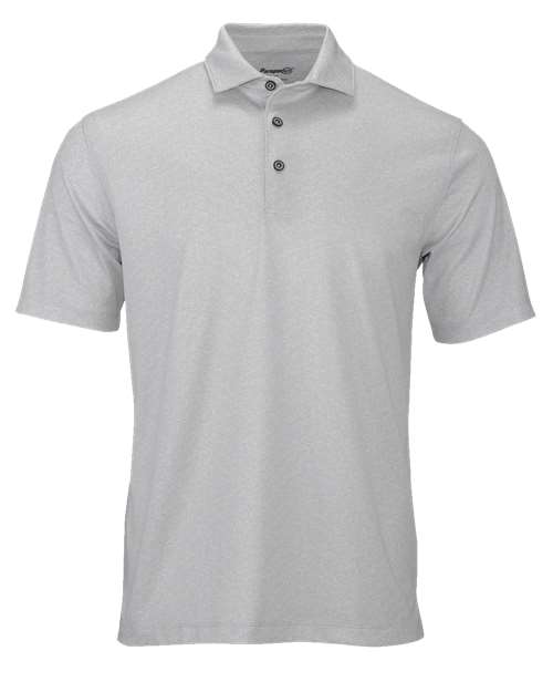 Men's Derby Sublimated Heathered Polo - Ash Heather
