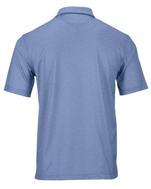 Men's Derby Sublimated Heathered Polo - Blue Heather
