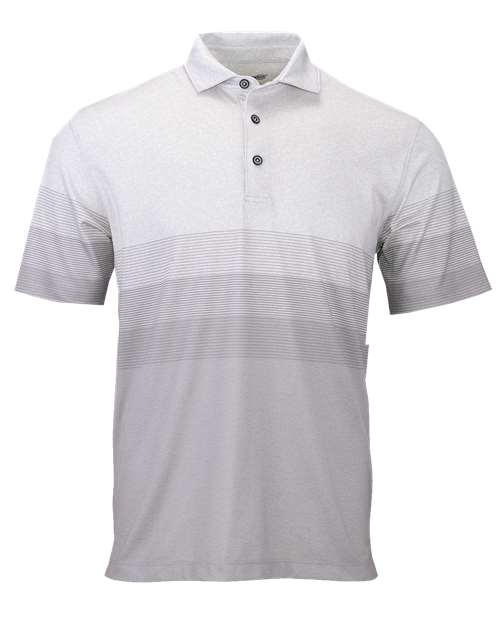 Men's Belmont Sublimated Heathered Polo - Ash Heather