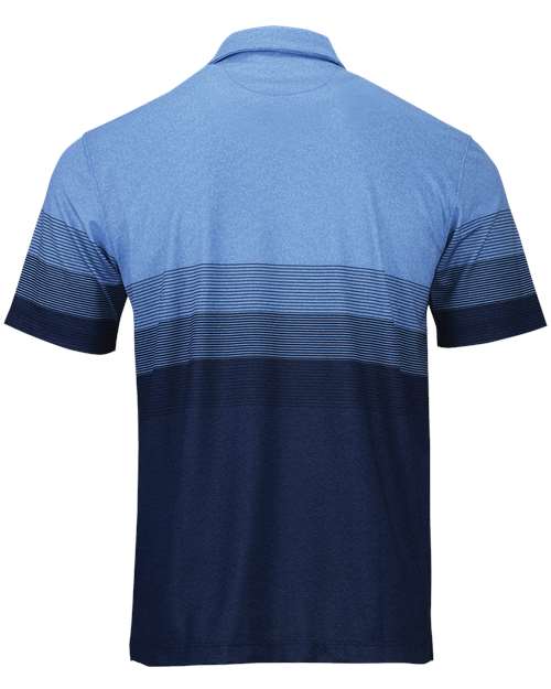 Men's Belmont Sublimated Heathered Polo - Blue Heather