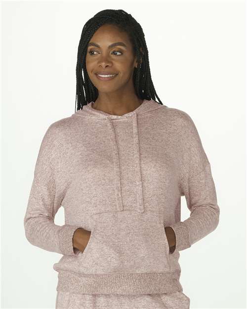 Women's Cuddle Fleece Hooded Sweatshirt - Espresso Heather
