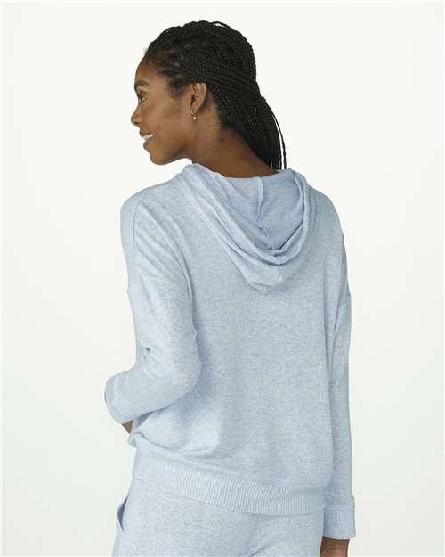 Women's Cuddle Fleece Hooded Sweatshirt - Sky Blue Heather