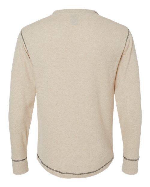 Men's Vintage Thermal Long Sleeve T-Shirt - Oatmeal Heather