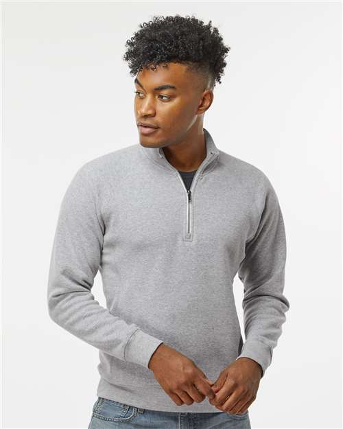 Men's Triblend Quarter-Zip Sweatshirt - Grey Triblend