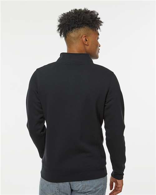 Unisex Heavyweight Fleece Quarter-Zip Sweatshirt - Black