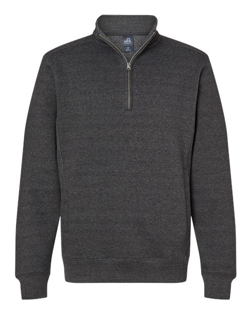 Unisex Heavyweight Fleece Quarter-Zip Sweatshirt - Charcoal Heather