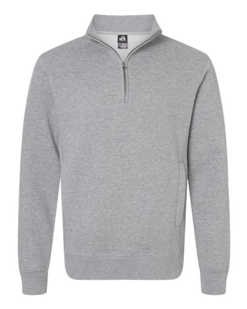 Unisex Heavyweight Fleece Quarter-Zip Sweatshirt - Oxford