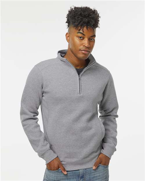 Unisex Heavyweight Fleece Quarter-Zip Sweatshirt - Oxford