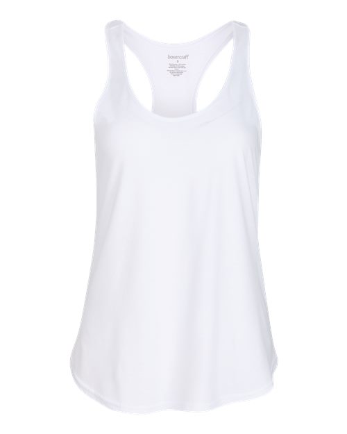 Women's Essential Racerback Tank Top - White