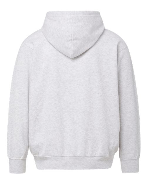 Unisex Vintage Fleece Full-Zip Hooded Sweatshirt - Ash
