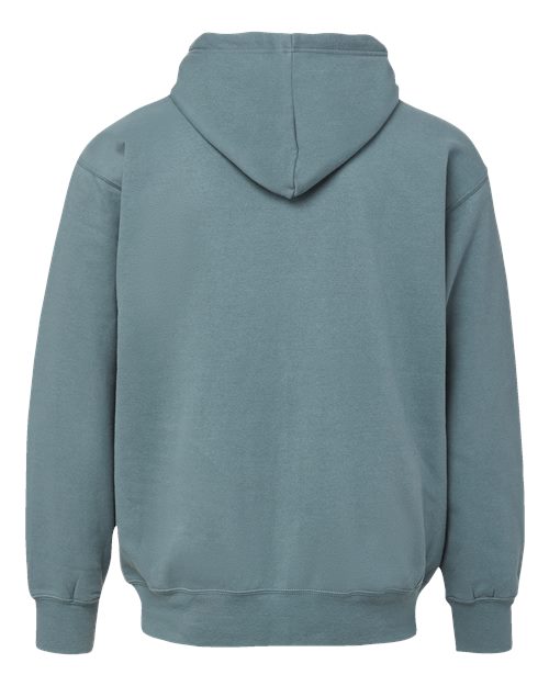 Unisex Vintage Fleece Full-Zip Hooded Sweatshirt - Marine