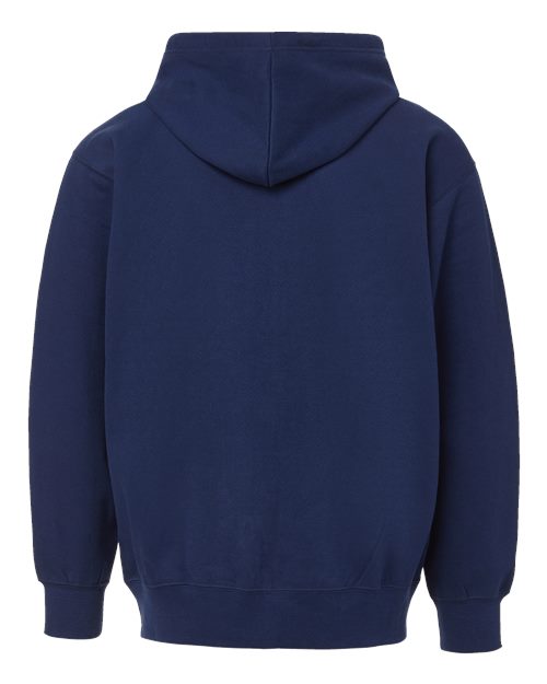 Unisex Vintage Fleece Full-Zip Hooded Sweatshirt - Vintage Blue