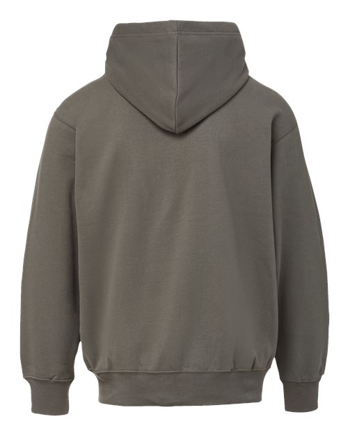 Unisex Vintage Fleece Full-Zip Hooded Sweatshirt - Vintage Granite