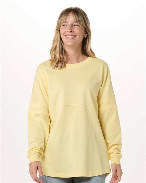 Women's Pom Pom Long Sleeve Jersey T-Shirt - Daffodil