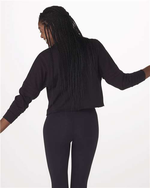 Women's Crop Retro Jesery - Black