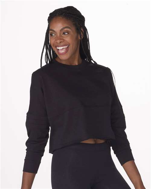 Women's Crop Retro Jesery - Black
