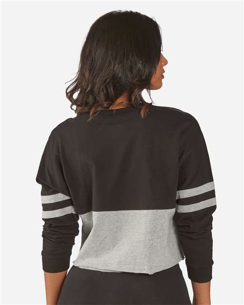 Women's Crop Retro Jesery - Black/ Oxford