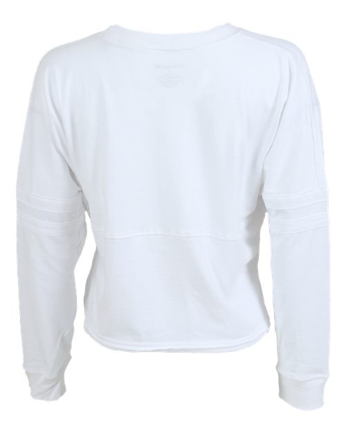 Women's Crop Retro Jesery - White