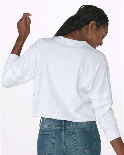 Women's Crop Retro Jesery - White