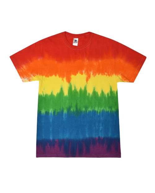 Unisex Multi-Color Tie-Dyed T-Shirt - Pride