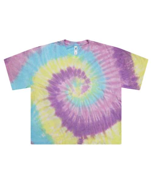 Women's Tie-Dyed Crop T-Shirt - Jellybean