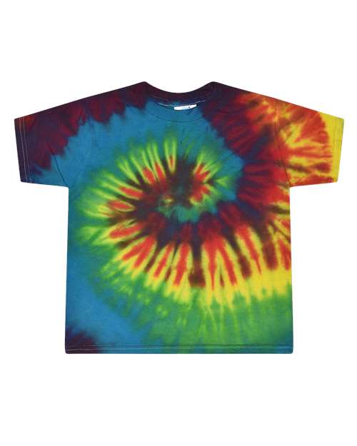 Toddler Tie-Dyed T-Shirt - Reactive Rainbow