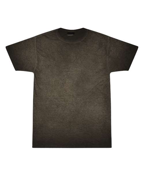 Unisex Oil Wash T-Shirt - Black