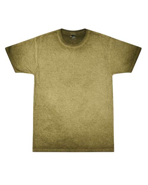 Unisex Oil Wash T-Shirt - Green