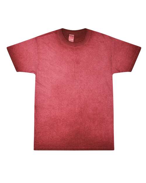 Unisex Oil Wash T-Shirt - Oil Red