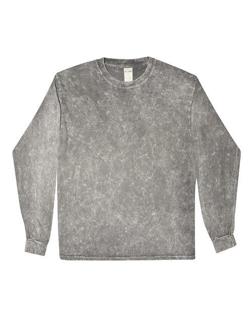 Unisex Mineral Wash Long Sleeve T-Shirt - Mineral Grey