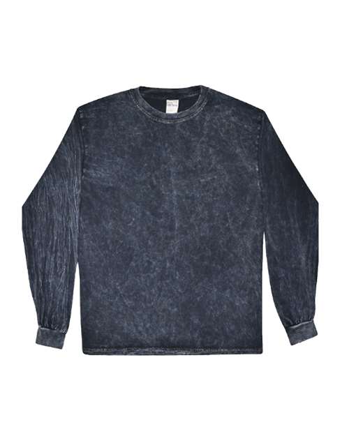 Unisex Mineral Wash Long Sleeve T-Shirt - Mineral Navy
