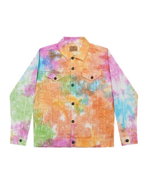 Unisex Tie-Dyed Denim Jacket - Eternity