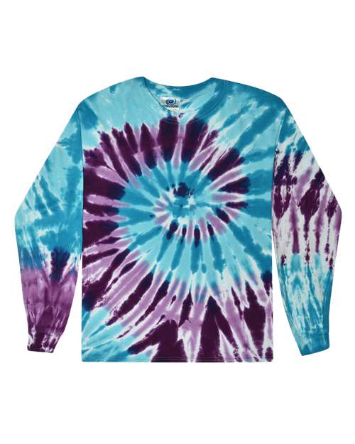 Youth Tie-Dyed Long Sleeve T-Shirt - Barbados