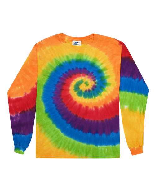 Youth Tie-Dyed Long Sleeve T-Shirt - Prism